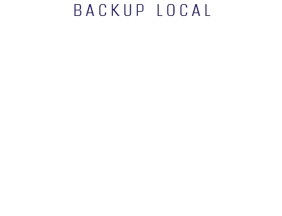 B A C K U P L O C A L A SPEEDYCOM, oferece o serviço através de visitas técnicas "on-site" ou acesso remoto, instalando e configurando dispositivos de disco rígido externos, podendo ser conectados através de portas usb, ou de gavetas e baias para disco rígido de 2.5 ou 3.5". Procedimento muito simples, sendo configurado através de software de gerenciamento de backup, realizando a cópia dos dados em horário pré determinado pelo usuário. rotinas de seleção, extração e manipulação dos dados a serem armazenados. Elaboramos planilhas de acompanhamento e ao término do backup, é gerado um relatório por email, informando aos adminsitradores, as condições da cópia.
